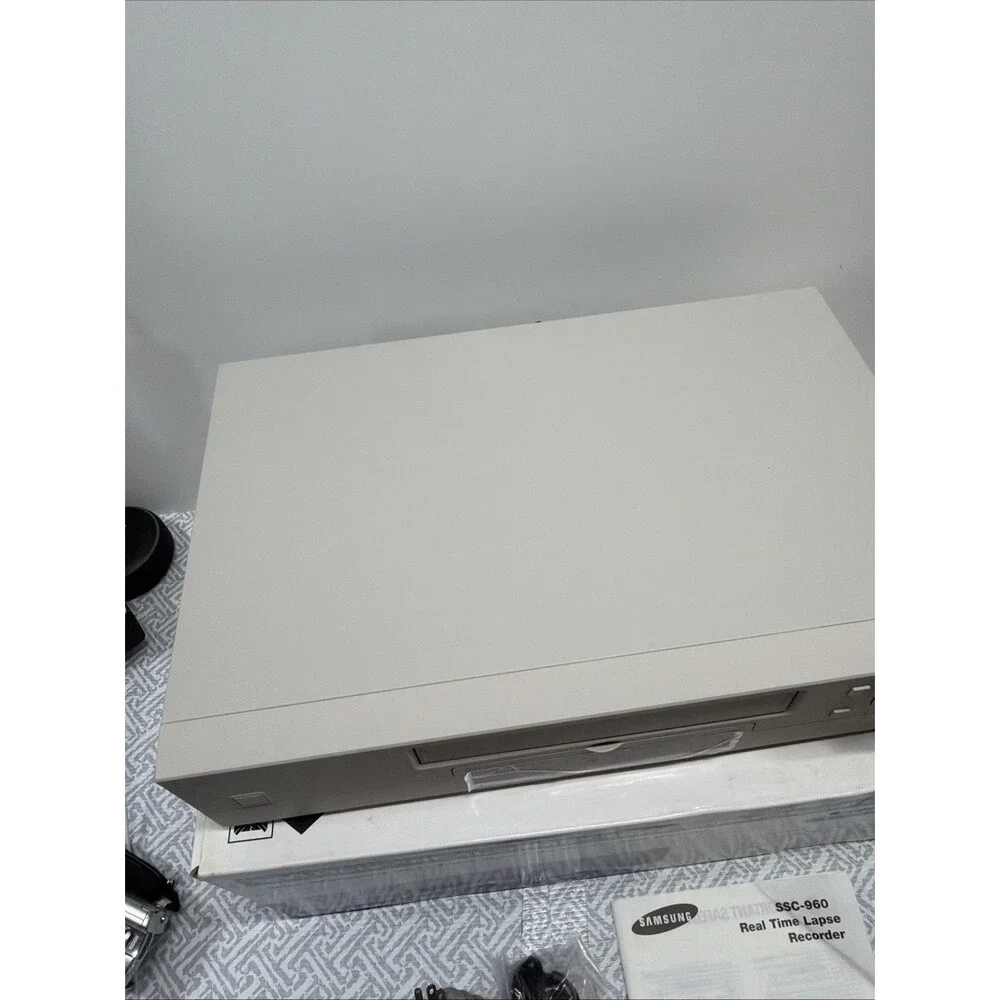 Samsung SSC-960 Time Lapse VCR Security Video Recorder Box Manual TESTED WORKING